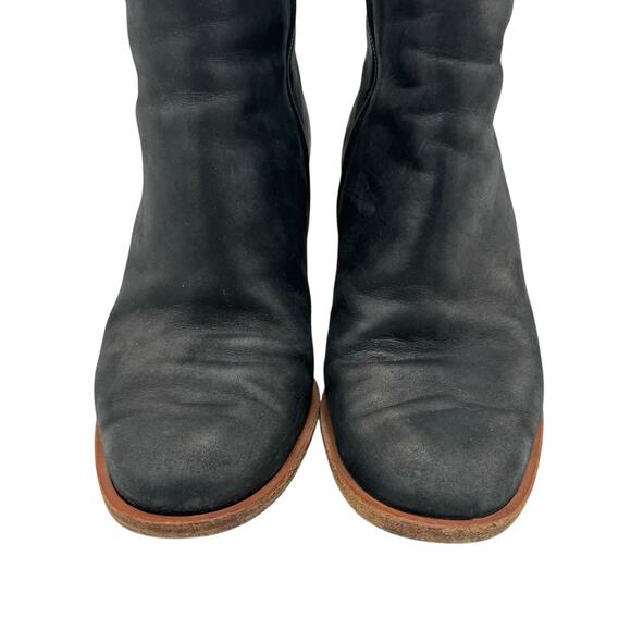 COCLICO designer Black leather minimalist ankle boots made in Spain - Picture 9 of 16